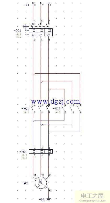 三相電機(jī)正反轉(zhuǎn)控制接線(xiàn)圖原理
