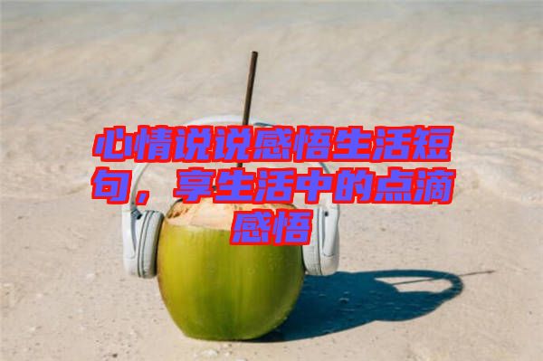 心情說(shuō)說(shuō)感悟生活短句，享生活中的點(diǎn)滴感悟