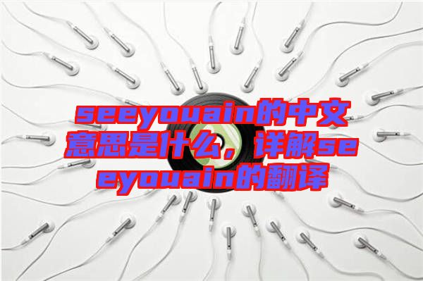 seeyouain的中文意思是什么，詳解seeyouain的翻譯