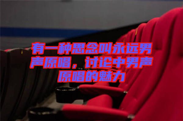 有一種思念叫永遠(yuǎn)男聲原唱，討論中男聲原唱的魅力