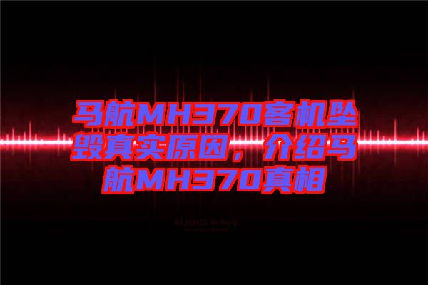 馬航MH370客機(jī)墜毀真實原因，介紹馬航MH370真相