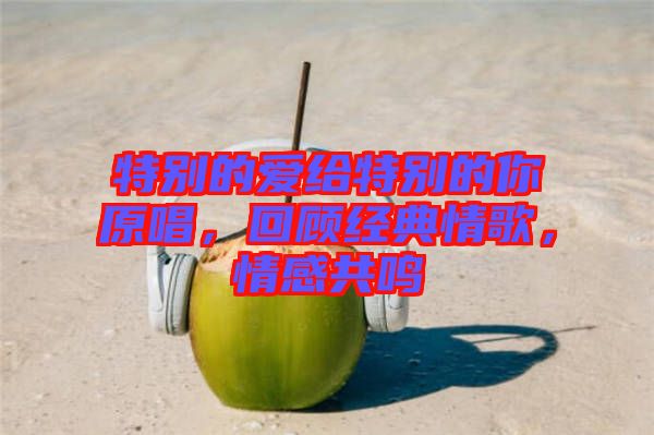 特別的愛(ài)給特別的你原唱，回顧經(jīng)典情歌，情感共鳴