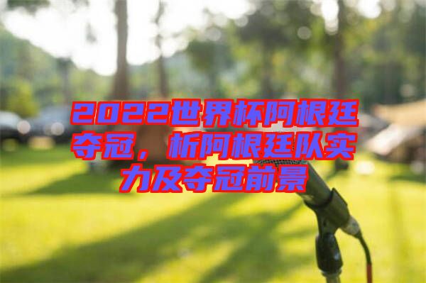 2022世界杯阿根廷奪冠，析阿根廷隊(duì)實(shí)力及奪冠前景