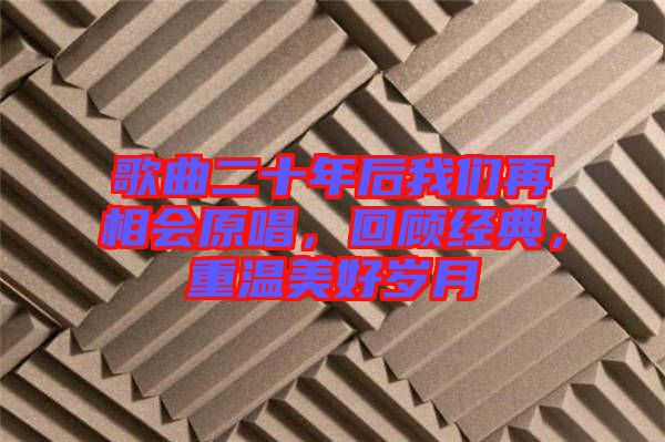 歌曲二十年后我們?cè)傧鄷?huì)原唱，回顧經(jīng)典，重溫美好歲月