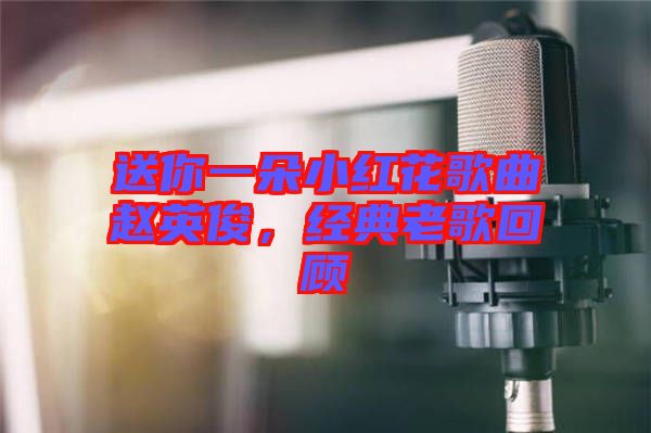 送你一朵小紅花歌曲趙英俊，經(jīng)典老歌回顧