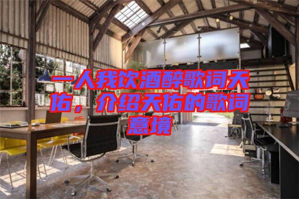 一人我飲酒醉歌詞天佑，介紹天佑的歌詞意境
