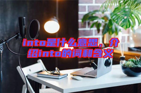 into是什么意思，介紹into的詞和含義