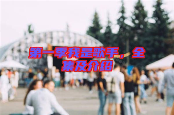 第一季我是歌手，全集及介紹