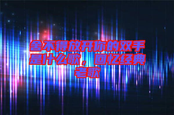 舍不得放開你的雙手是什么歌，回憶經(jīng)典老歌