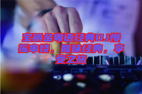 寶麗金粵語經(jīng)典DJ慢搖串燒，回味經(jīng)典，享受之旅