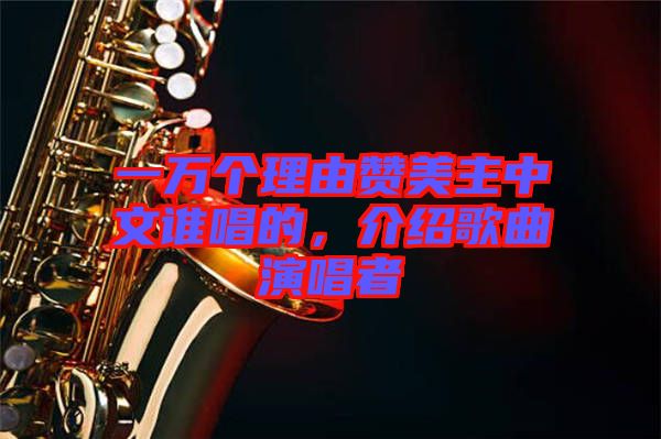 一萬個理由贊美主中文誰唱的，介紹歌曲演唱者