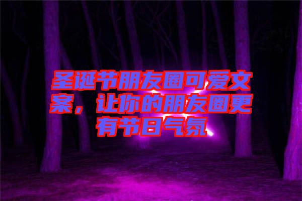 圣誕節(jié)朋友圈可愛文案，讓你的朋友圈更有節(jié)日氣氛