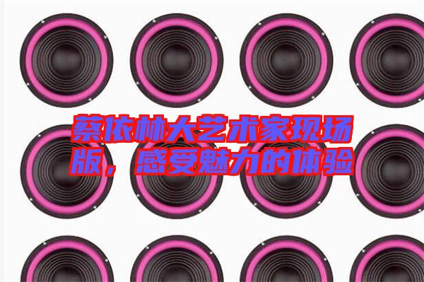 蔡依林大藝術(shù)家現(xiàn)場版，感受魅力的體驗(yàn)