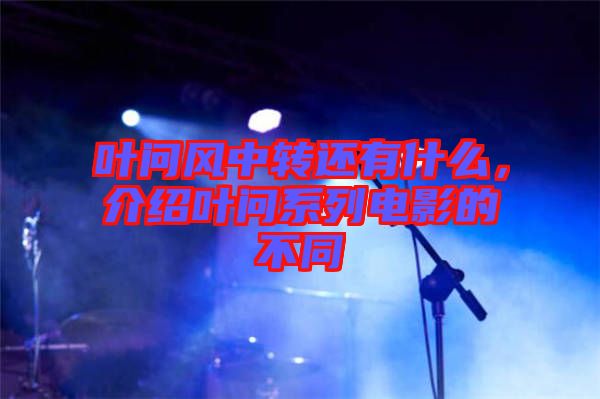 葉問(wèn)風(fēng)中轉(zhuǎn)還有什么，介紹葉問(wèn)系列電影的不同