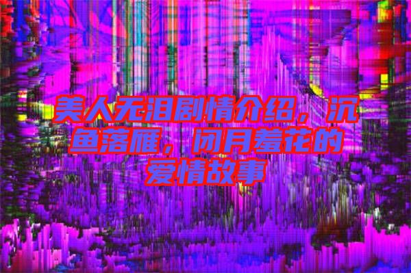 美人無淚劇情介紹，沉魚落雁，閉月羞花的愛情故事