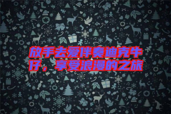 放手去愛伴奏迪克牛仔，享受浪漫的之旅