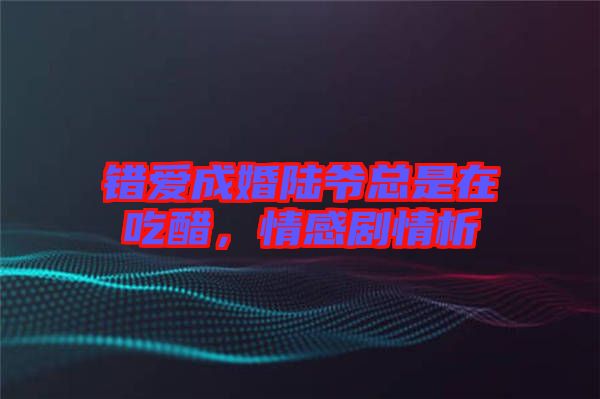 錯愛成婚陸爺總是在吃醋，情感劇情析