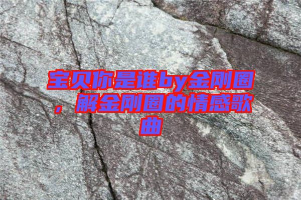 寶貝你是誰(shuí)by金剛?cè)?，解金剛?cè)Φ那楦懈枨? width=