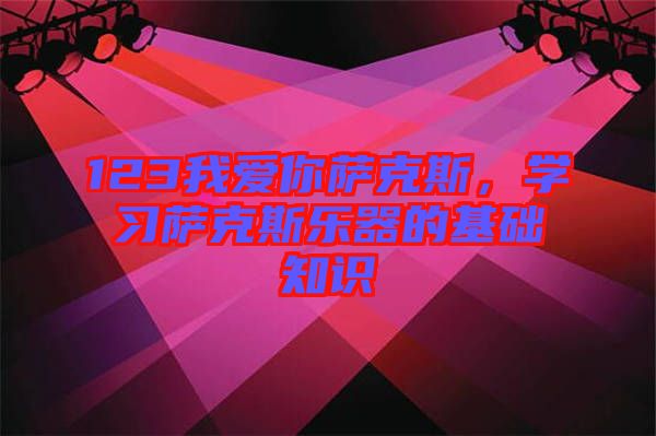 123我愛(ài)你薩克斯，學(xué)習(xí)薩克斯樂(lè)器的基礎(chǔ)知識(shí)