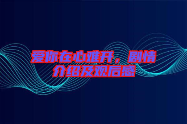 愛你在心難開，劇情介紹及觀后感