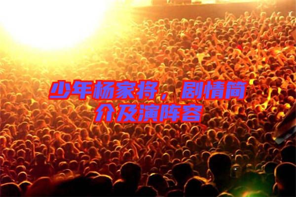 少年楊家將，劇情簡介及演陣容