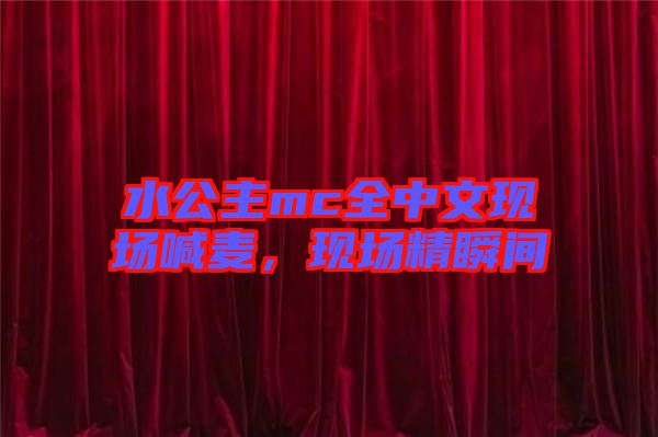 水公主mc全中文現(xiàn)場(chǎng)喊麥，現(xiàn)場(chǎng)精瞬間
