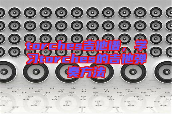 torches吉他譜，學習torches的吉他彈奏方法