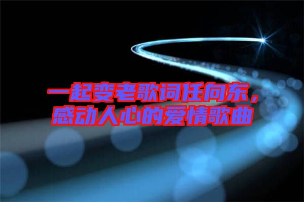 一起變老歌詞任向東，感動(dòng)人心的愛(ài)情歌曲