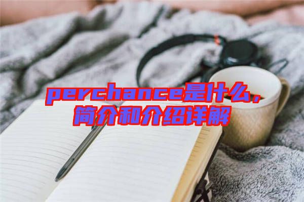 perchance是什么，簡介和介紹詳解