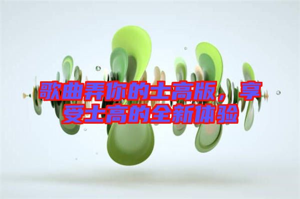 歌曲弄你的士高版，享受士高的全新體驗(yàn)