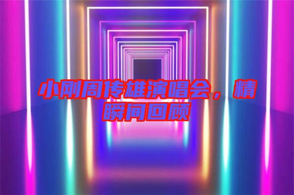 小剛周傳雄演唱會(huì)，精瞬間回顧