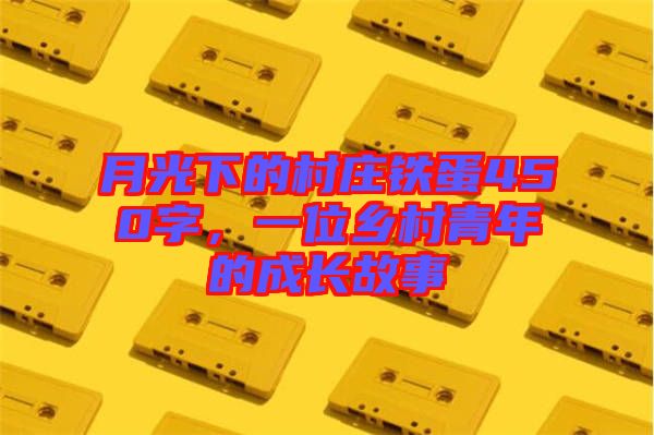 月光下的村莊鐵蛋450字，一位鄉(xiāng)村青年的成長(zhǎng)故事