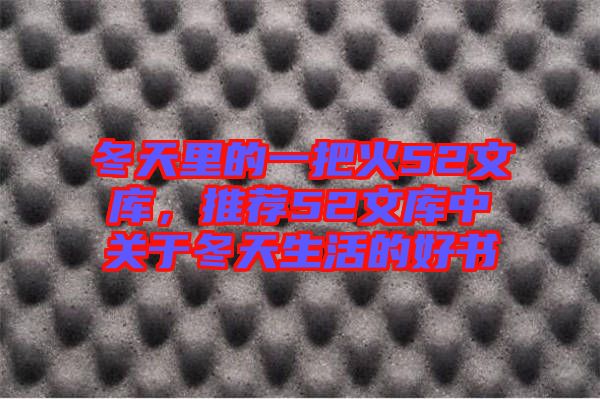 冬天里的一把火52文庫，推薦52文庫中關(guān)于冬天生活的好書