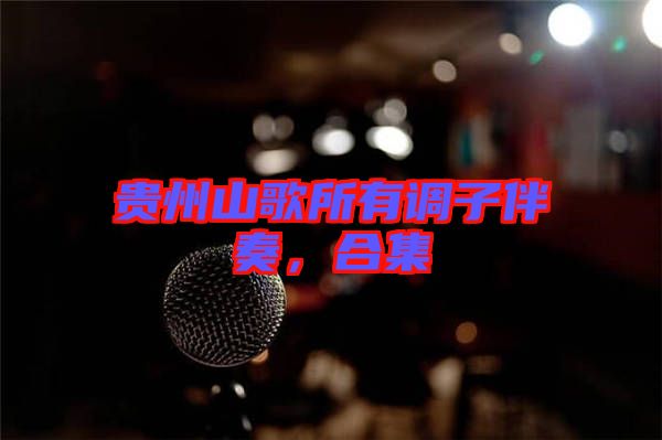 貴州山歌所有調(diào)子伴奏，合集