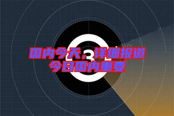 國(guó)內(nèi)今天，詳細(xì)報(bào)道今日國(guó)內(nèi)重要