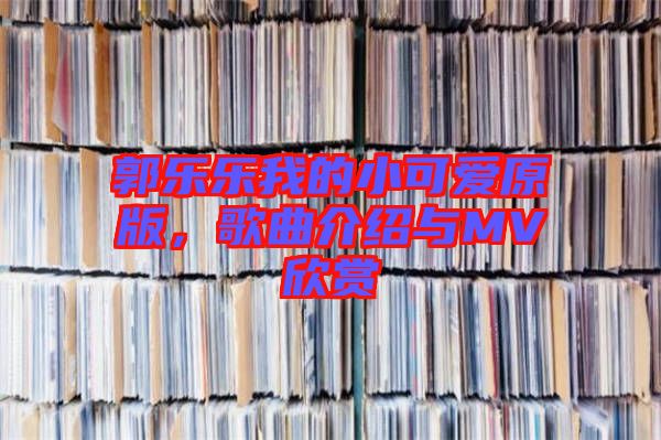 郭樂(lè)樂(lè)我的小可愛(ài)原版，歌曲介紹與MV欣賞
