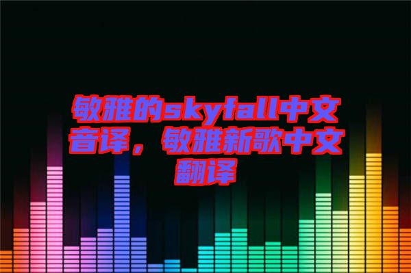 敏雅的skyfall中文音譯，敏雅新歌中文翻譯