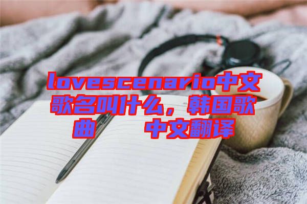 lovescenario中文歌名叫什么，韓國歌曲????中文翻譯