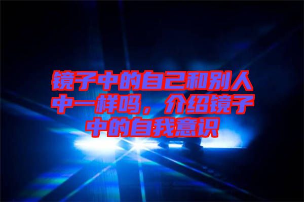 鏡子中的自己和別人中一樣嗎，介紹鏡子中的自我意識(shí)