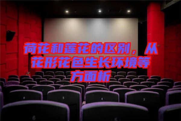 荷花和蓮花的區(qū)別，從花形花色生長(zhǎng)環(huán)境等方面析