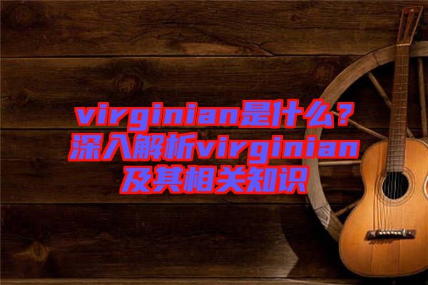 virginian是什么？深入解析virginian及其相關(guān)知識