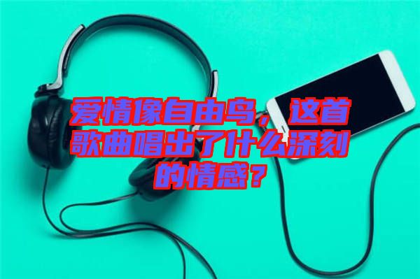 愛情像自由鳥，這首歌曲唱出了什么深刻的情感？