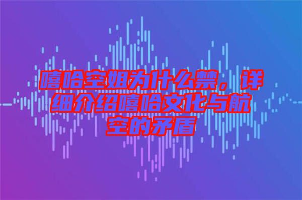 嘻哈空姐為什么禁，詳細(xì)介紹嘻哈文化與航空的矛盾