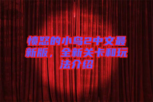 憤怒的小鳥2中文最新版，全新關(guān)卡和玩法介紹
