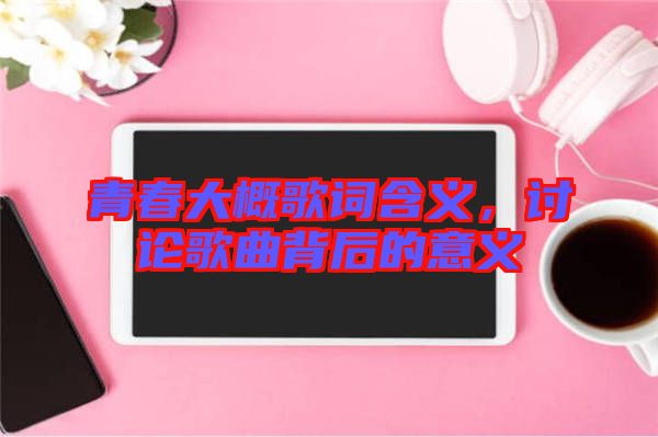 青春大概歌詞含義，討論歌曲背后的意義