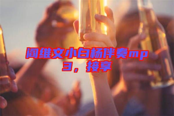 閻維文小白楊伴奏mp3，接享