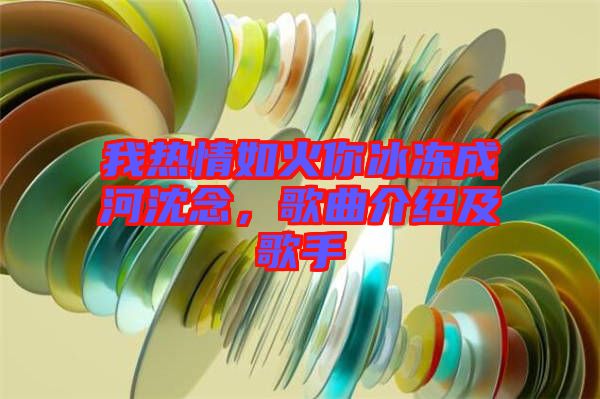我熱情如火你冰凍成河沈念，歌曲介紹及歌手
