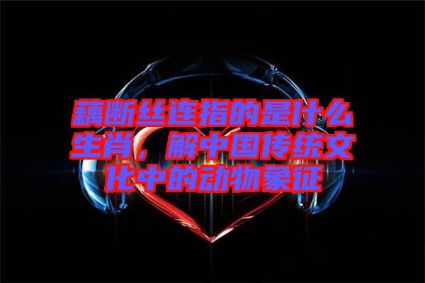 藕斷絲連指的是什么生肖，解中國傳統(tǒng)文化中的動物象征