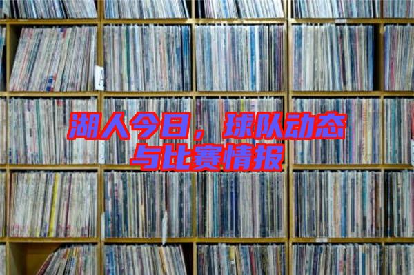 湖人今日，球隊動態(tài)與比賽情報