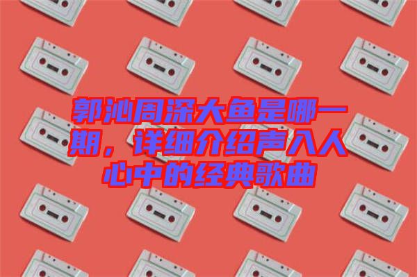 郭沁周深大魚是哪一期，詳細(xì)介紹聲入人心中的經(jīng)典歌曲